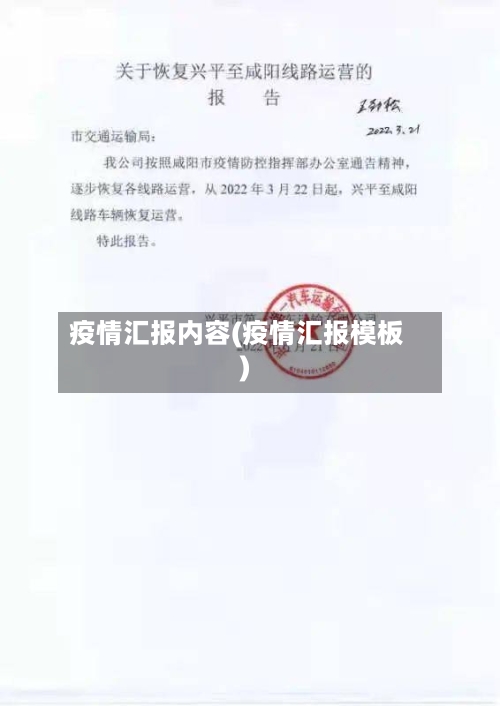 疫情汇报内容(疫情汇报模板)-第3张图片