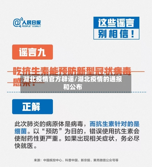 湖北疫情官方辟谣/湖北疫情的通报和公布